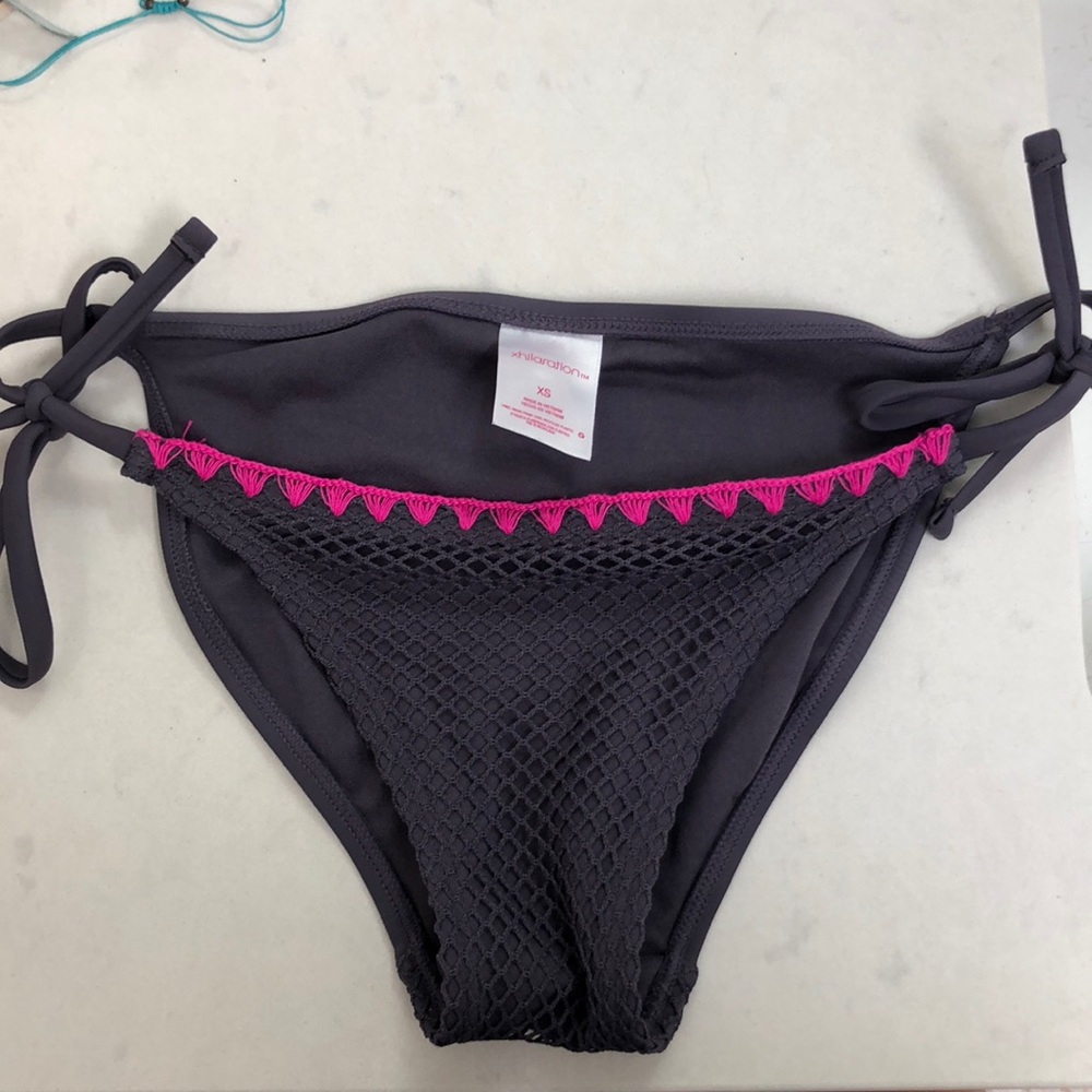 purple string bikini